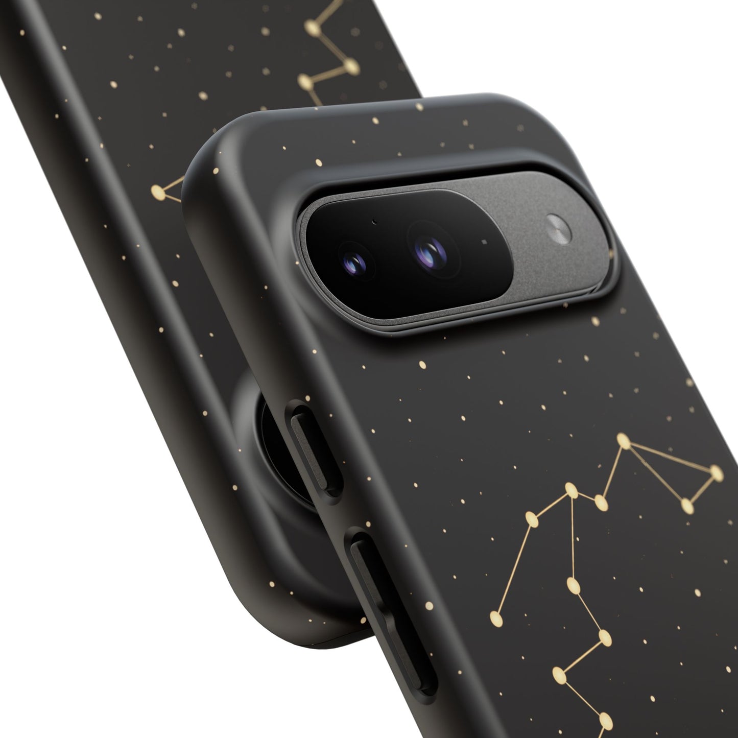 Aquarius Zodiac Constellation Phone Case – Luxe Gold Celestial Cover