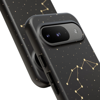 Aquarius Zodiac Constellation Phone Case – Luxe Gold Celestial Cover