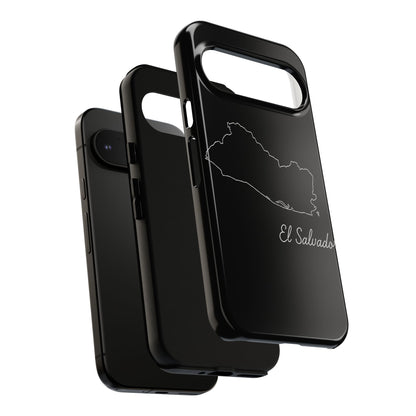 El Salvador Outline Phone Case – Minimal Country Map Tough Case (iPhone, Samsung, Pixel)