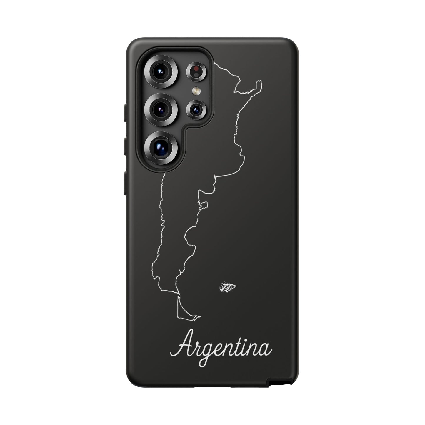 Argentina Outline Phone Case – Minimal Country Map Tough Case (iPhone, Samsung, Pixel)