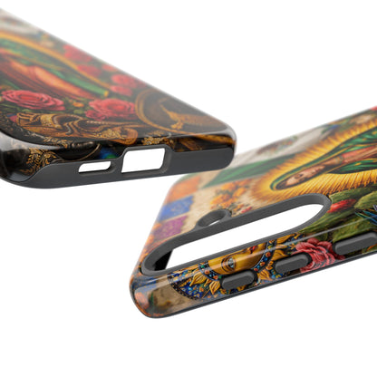 Virgen de Guadalupe Phone Case Mexican Floral iPhone Samsung Pixel Case
