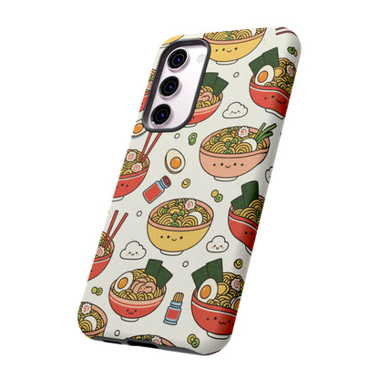 Kawaii Ramen Phone Case – Cute Japanese Food Pattern | Noodle Bowl Aesthetic Case