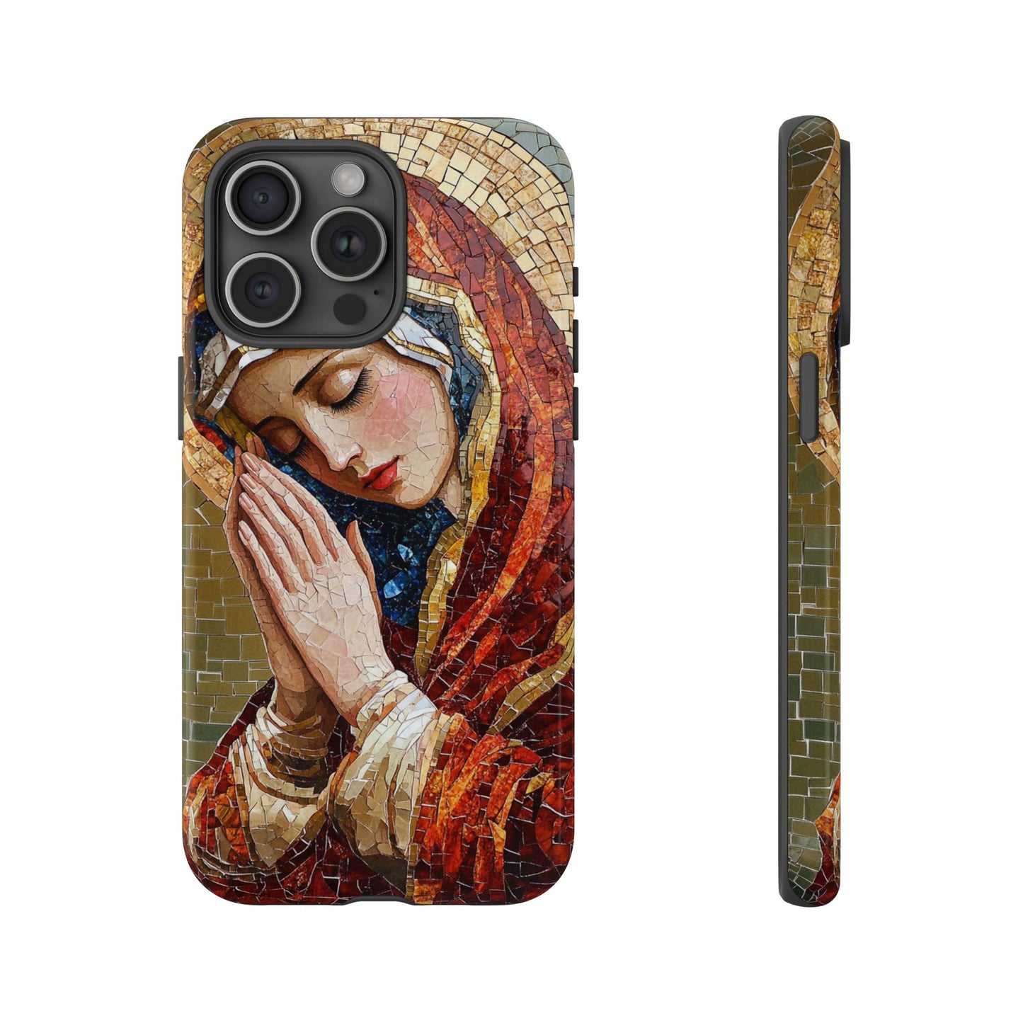 Virgin Mary Phone Case, Catholic Phone Case, Christian Aesthetic Case, Religious iPhone Case, Saint Art Case, Faith Gift
