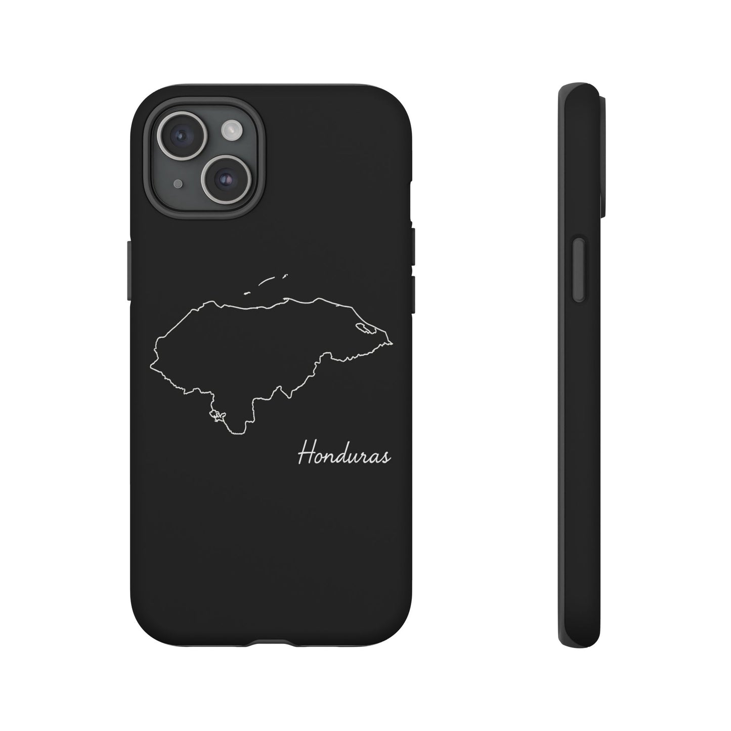 Honduras Outline Phone Case – Minimal Country Map Tough Case (iPhone, Samsung, Pixel)