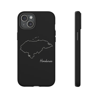 Honduras Outline Phone Case – Minimal Country Map Tough Case (iPhone, Samsung, Pixel)