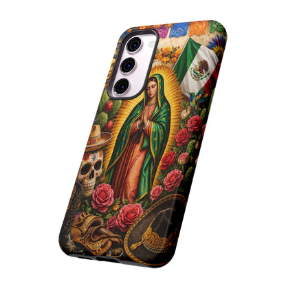 Virgen de Guadalupe Phone Case Mexican Floral iPhone Samsung Pixel Case