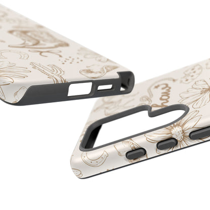Western Cowgirl Phone Case for iPhone Samsung Galaxy Pixel Tough Case