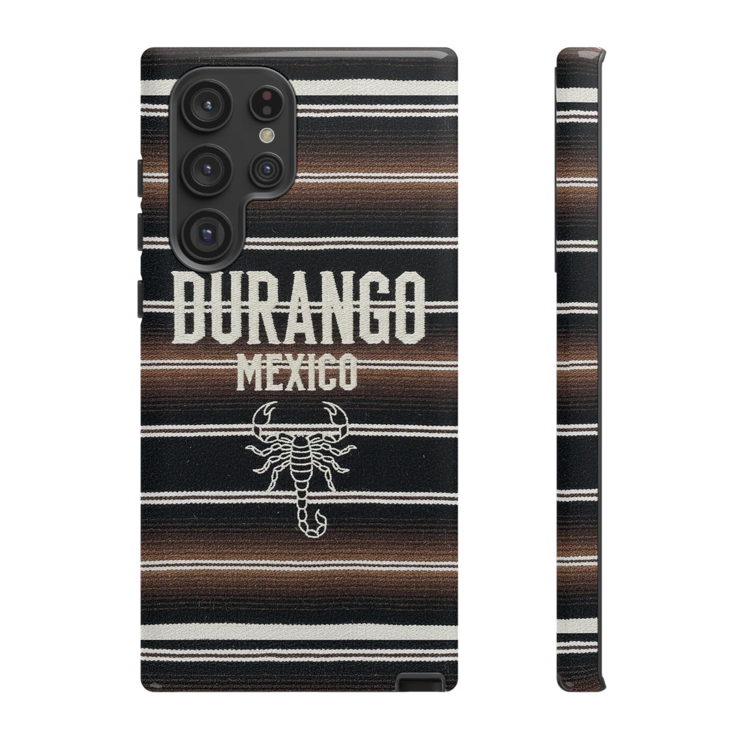 Durango Mexico Phone Case | Serape Scorpion Western Design | Mexican Heritage Tough Case for iPhone & Samsung