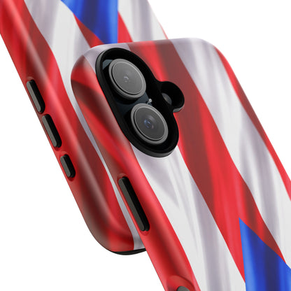 Puerto Rico Flag Phone Case | Boricua Pride Tough Case | Puerto Rican Flag Protective Cover for iPhone & Samsung