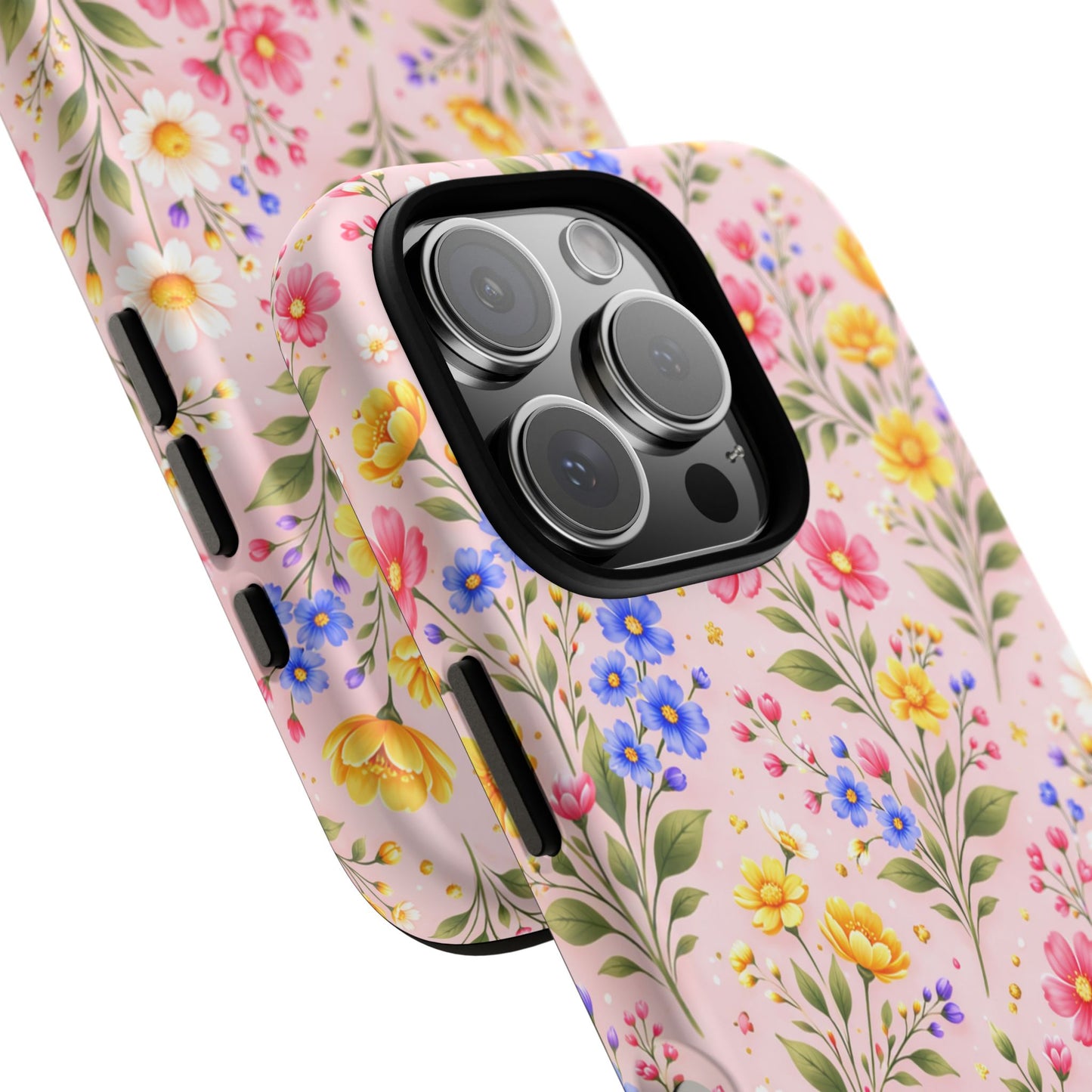 Wildflower Floral Phone Case Vintage Spring Meadow Tough Cover