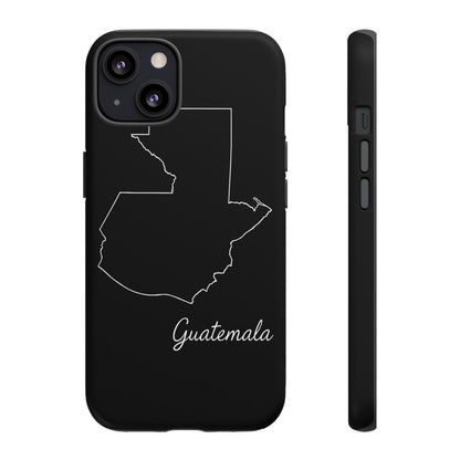 Guatemala Outline Phone Case – Minimal Country Map Tough Case (iPhone, Samsung, Pixel)