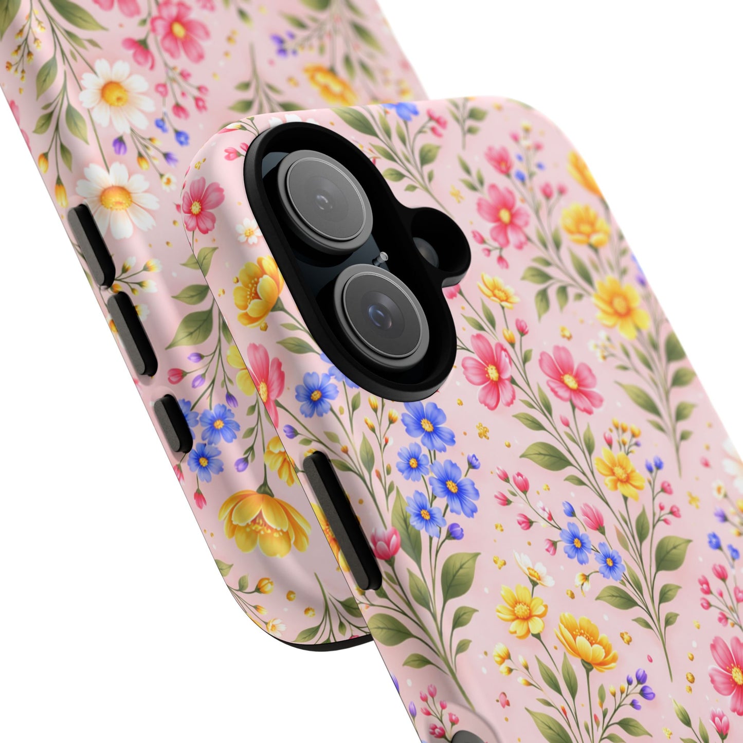 Wildflower Floral Phone Case Vintage Spring Meadow Tough Cover