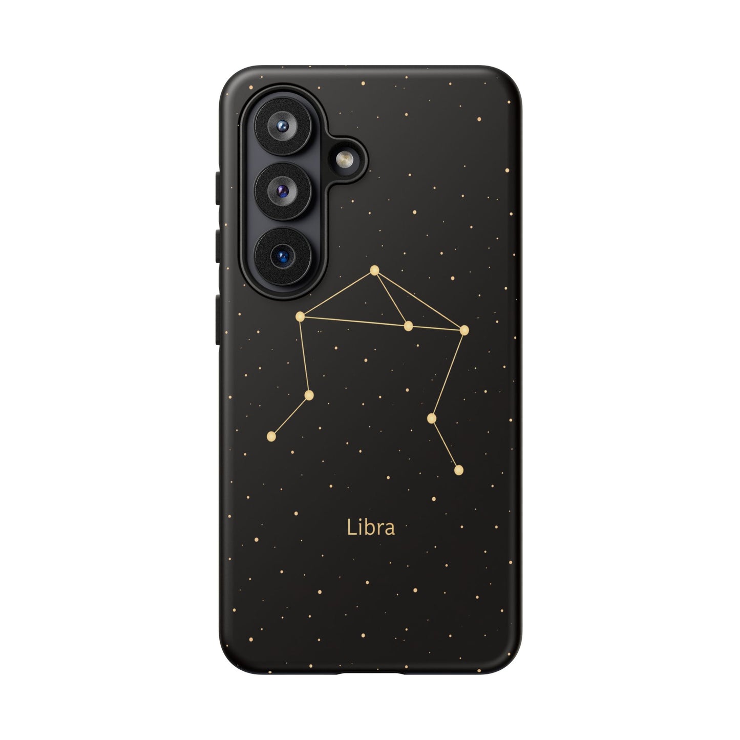 Libra Zodiac Constellation Phone Case – Luxe Gold Celestial Cover