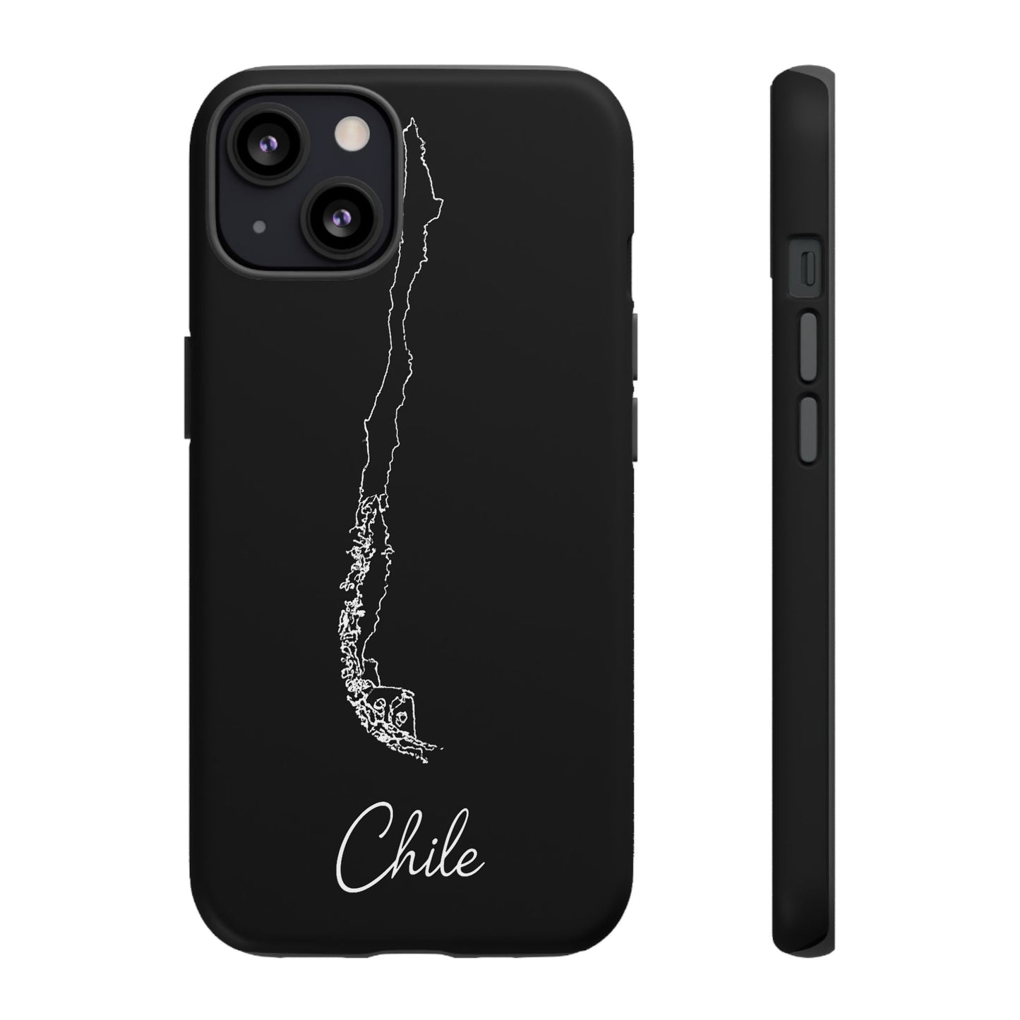 Chile Outline Phone Case – Minimal Country Map Tough Case (iPhone, Samsung, Pixel)