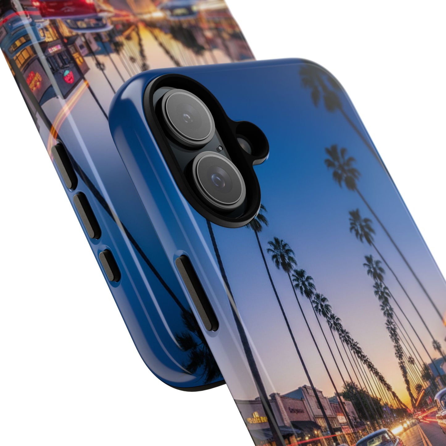 LA Sunset Boulevard Phone Case | Palm Tree Sunset Aesthetic | City Night Tough Case