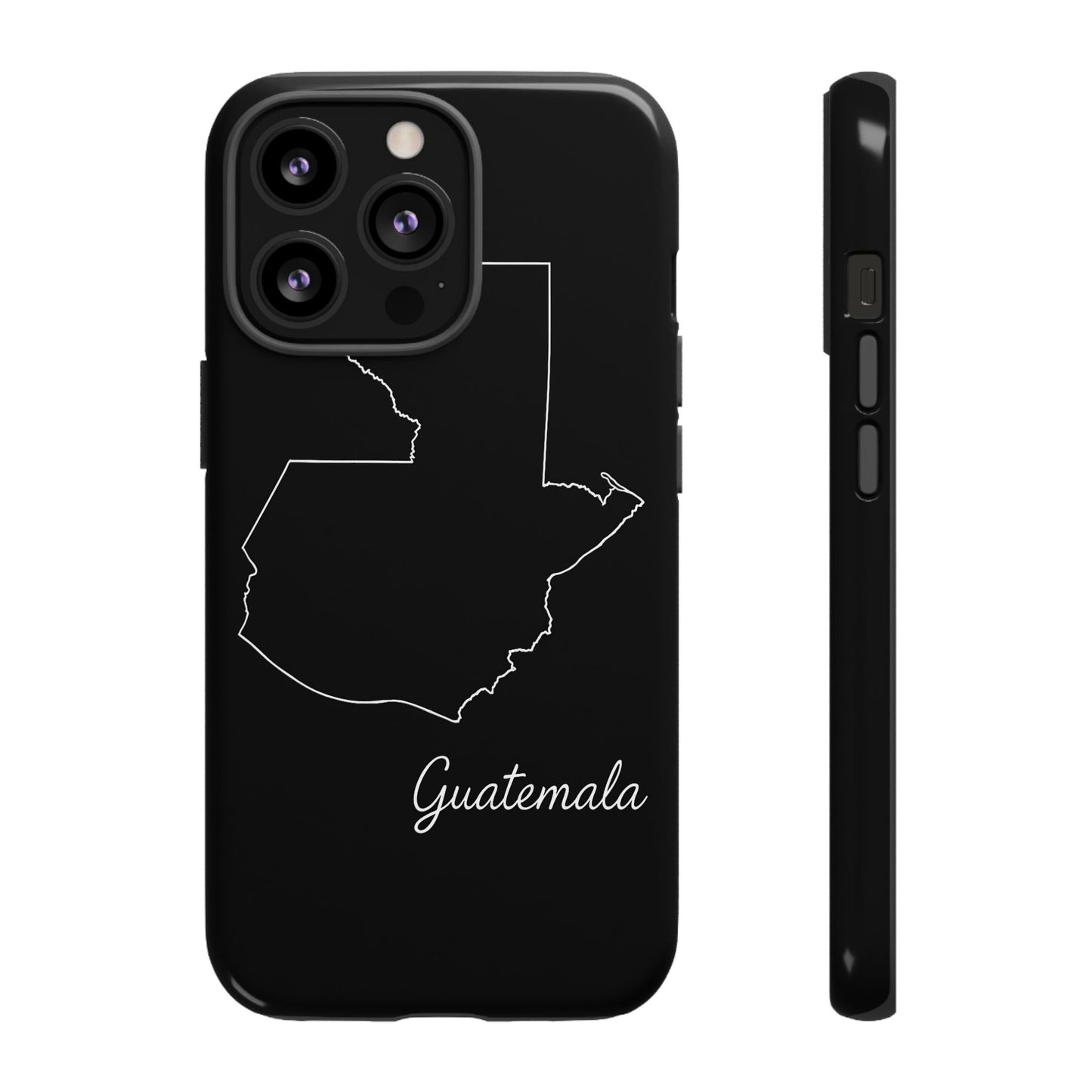 Guatemala Outline Phone Case – Minimal Country Map Tough Case (iPhone, Samsung, Pixel)