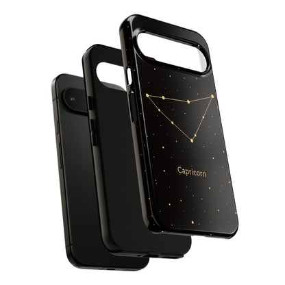 Capricorn Zodiac Constellation Phone Case – Luxe Gold Celestial Cover
