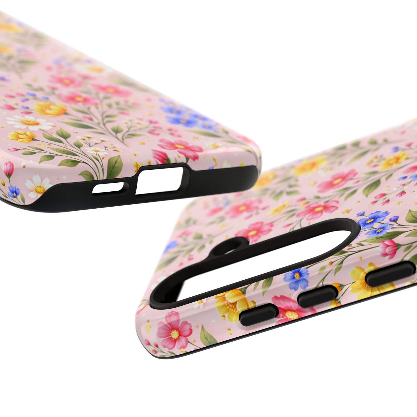 Wildflower Floral Phone Case Vintage Spring Meadow Tough Cover