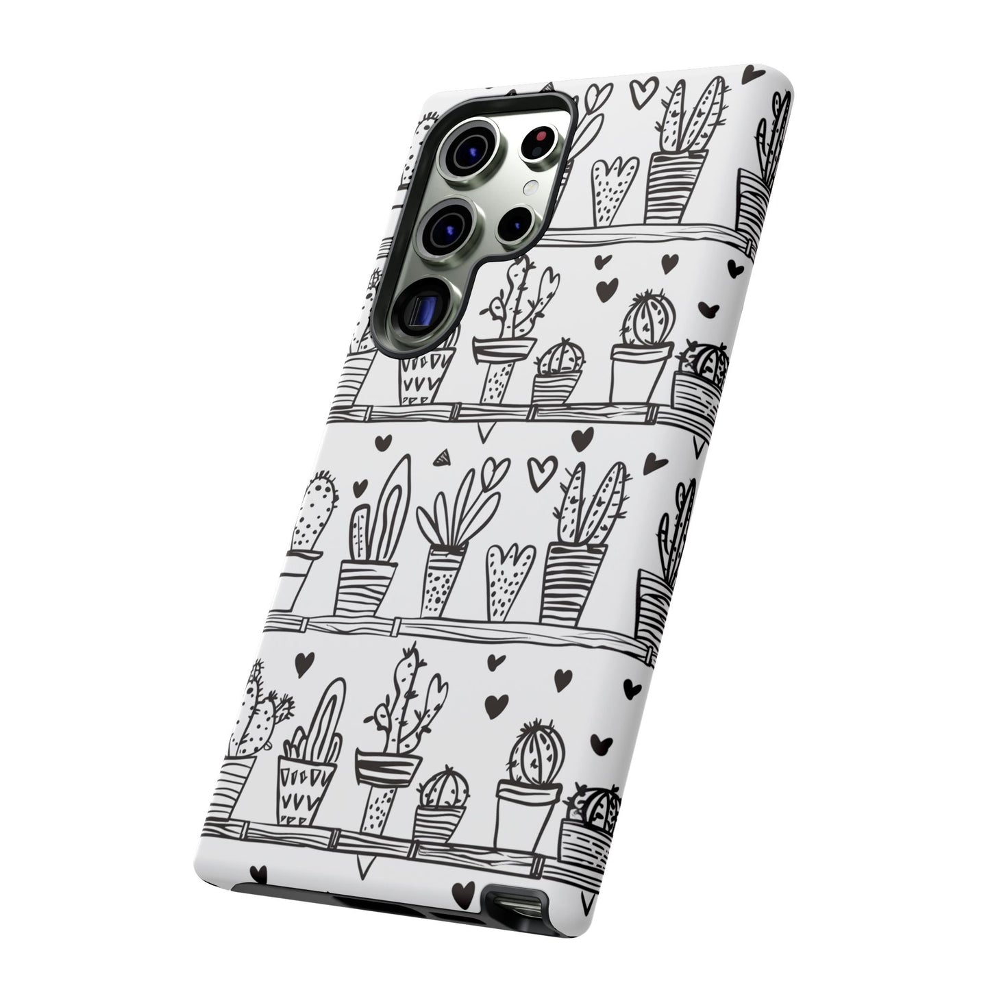 Cactus Succulent Phone Case Cute Plant Aesthetic iPhone Samsung Cover