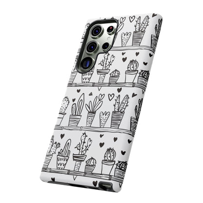 Cactus Succulent Phone Case Cute Plant Aesthetic iPhone Samsung Cover