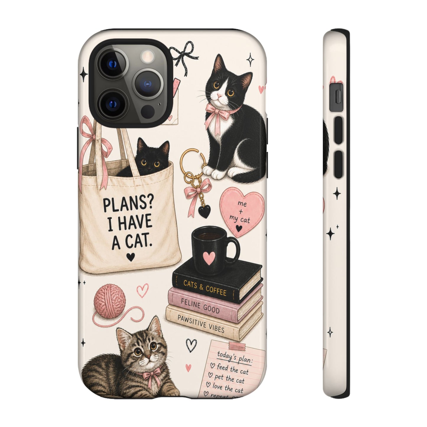 Cat Lover Phone Case | Plans? I Have A Cat Cute Aesthetic Cover