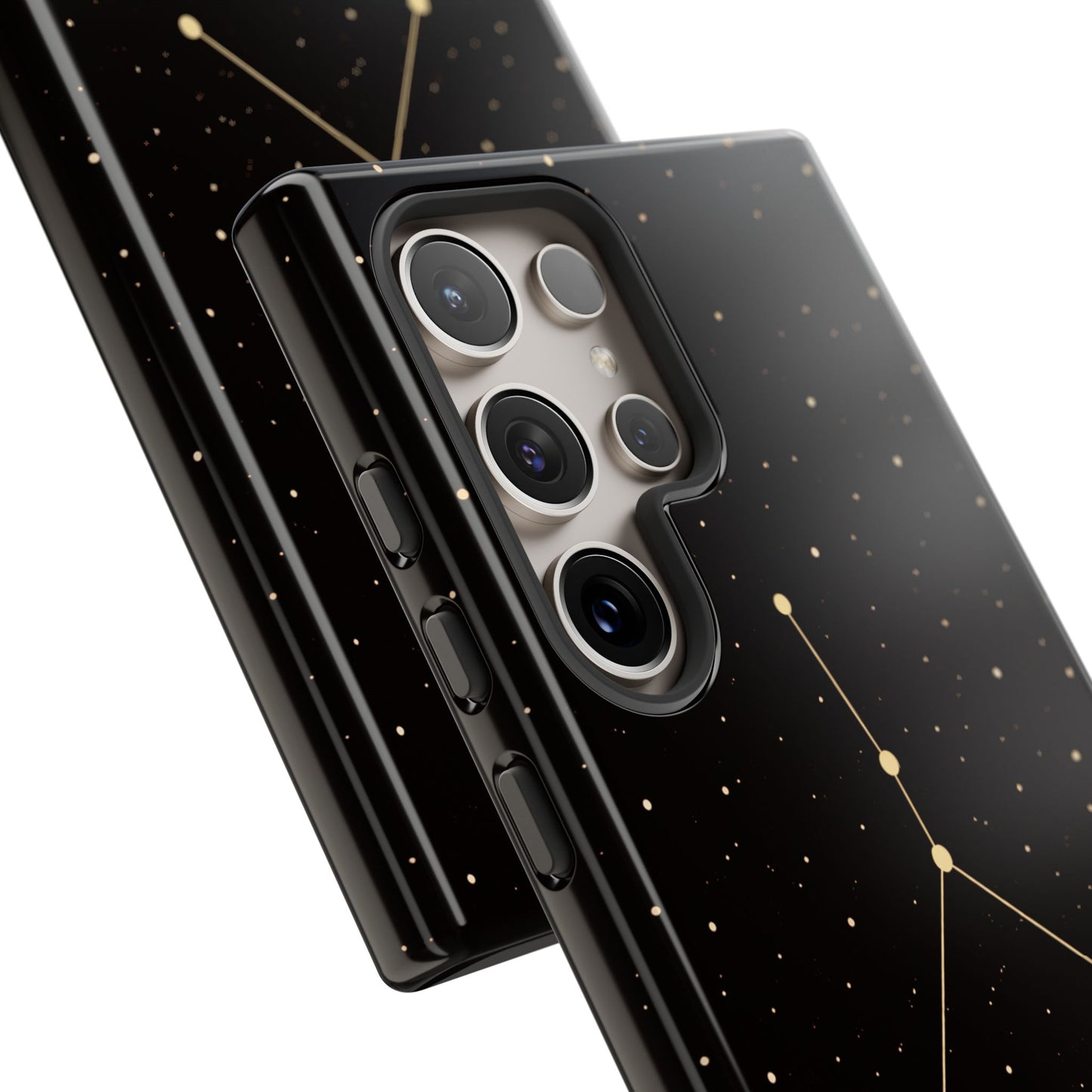 Cancer Zodiac Constellation Phone Case – Luxe Gold Celestial Cover