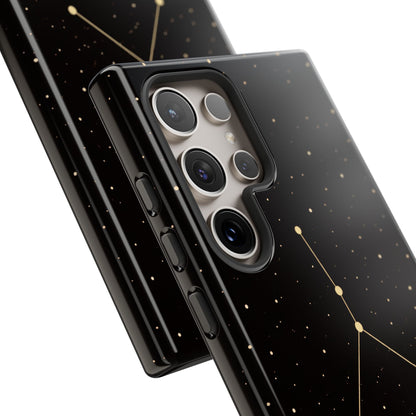 Cancer Zodiac Constellation Phone Case – Luxe Gold Celestial Cover