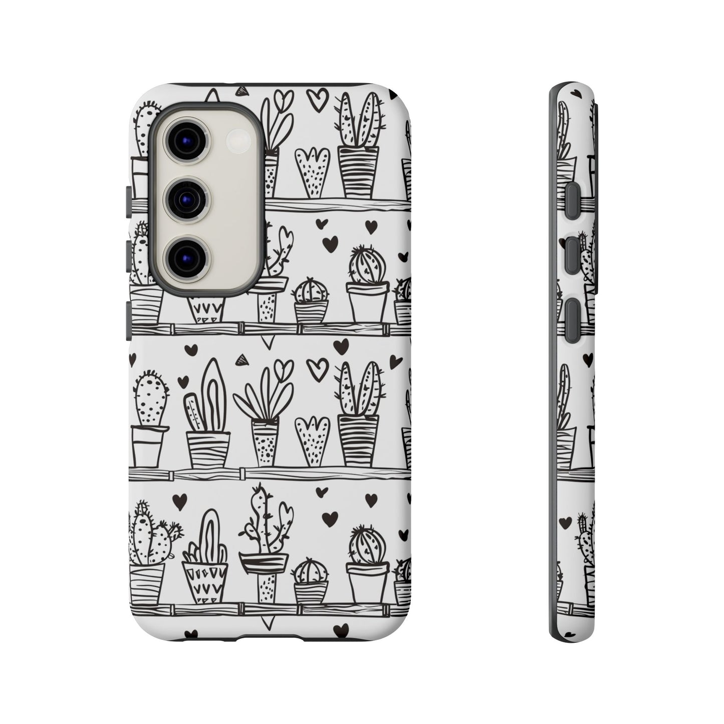 Cactus Succulent Phone Case Cute Plant Aesthetic iPhone Samsung Cover