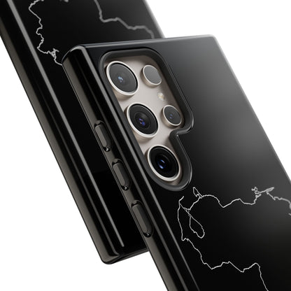 Venezuela Outline Phone Case – Minimal Country Map Tough Case (iPhone, Samsung, Pixel)