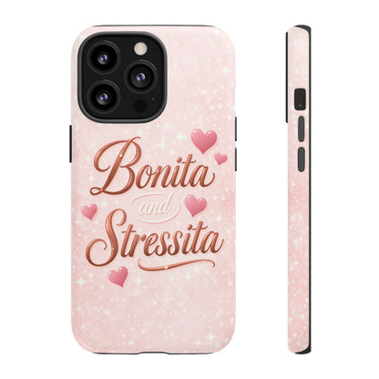 Bonita Stressita Phone Case Cute Latina Aesthetic Pink Coquette Case