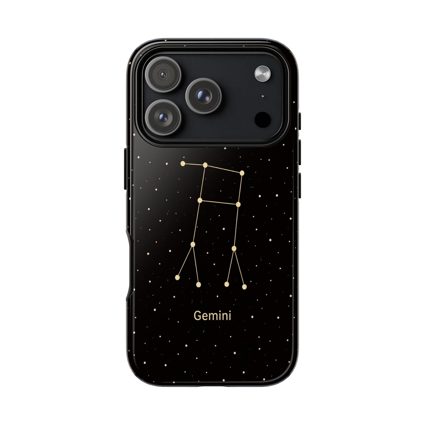 Gemini Zodiac Constellation Phone Case – Luxe Gold Celestial Cover