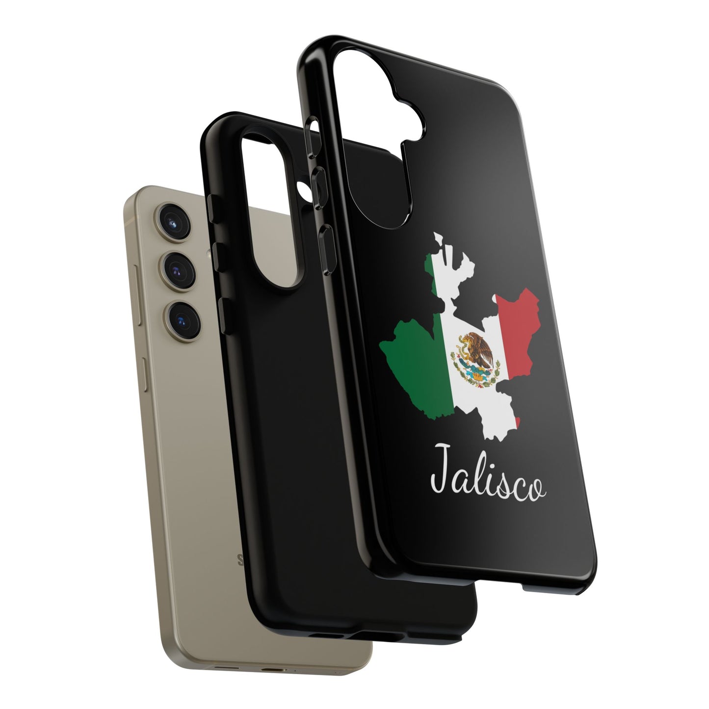 Jalisco Mexico Flag Map Phone Case | Mexican American Pride Tough Case for iPhone & Samsung