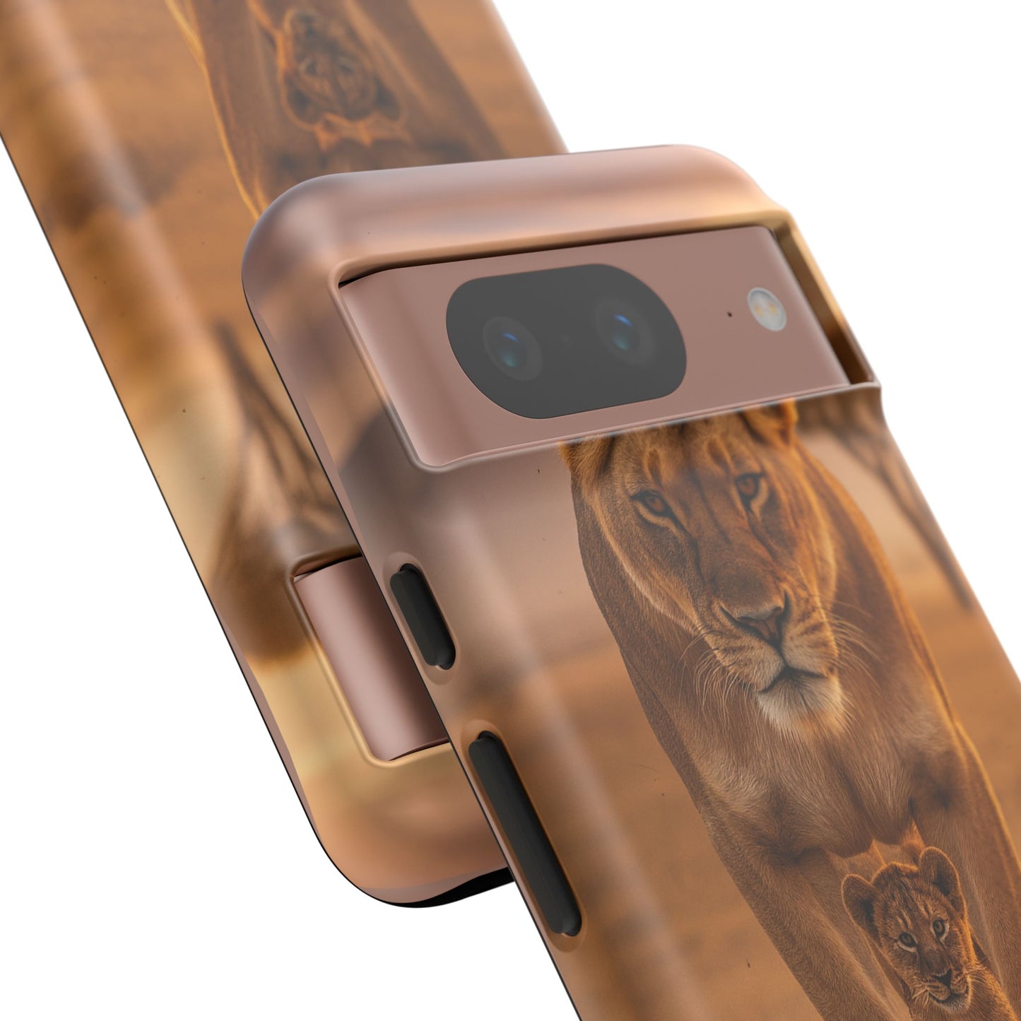 Lioness & Cub Phone Case | Safari Wildlife Tough Case for iPhone & Samsung