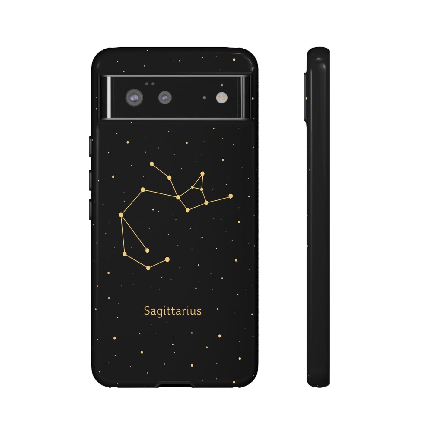 Sagittarius Zodiac Constellation Phone Case – Luxe Gold Celestial Cover