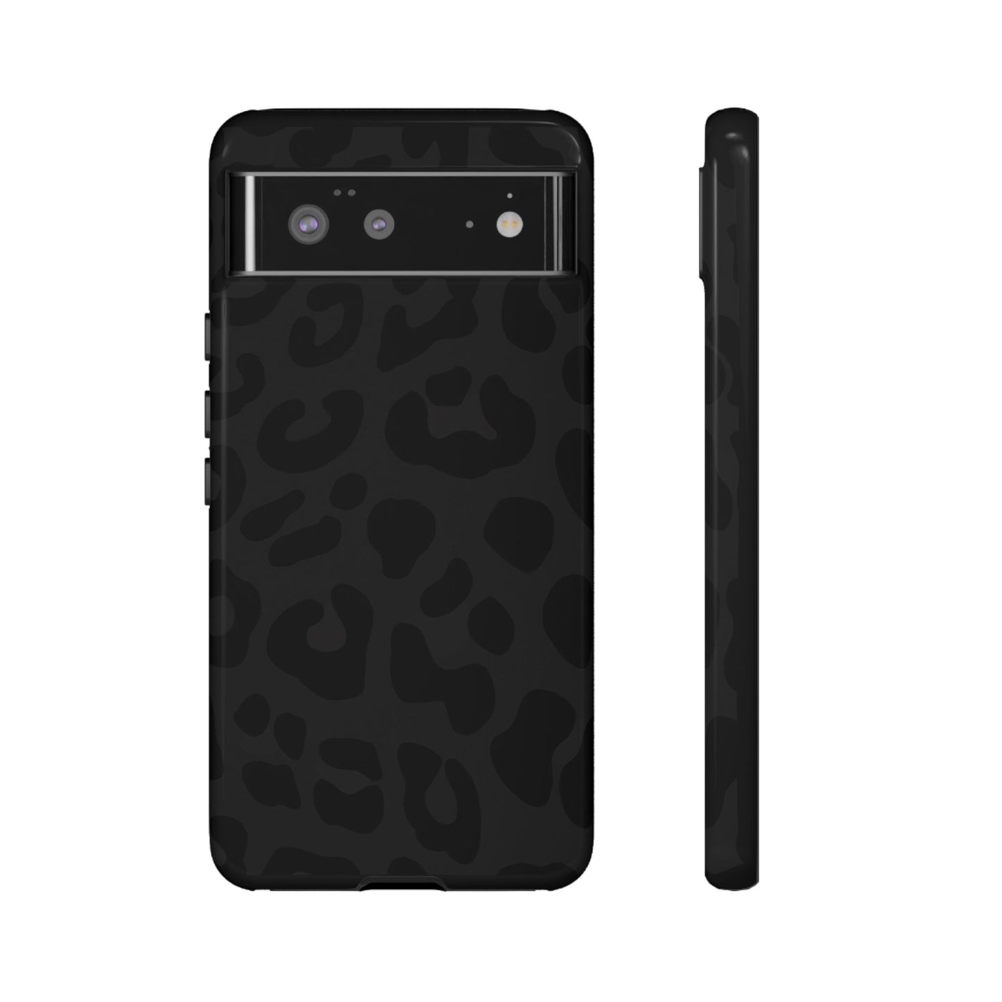 Black Leopard Phone Case | Matte & Glossy Tough Protective iPhone Case