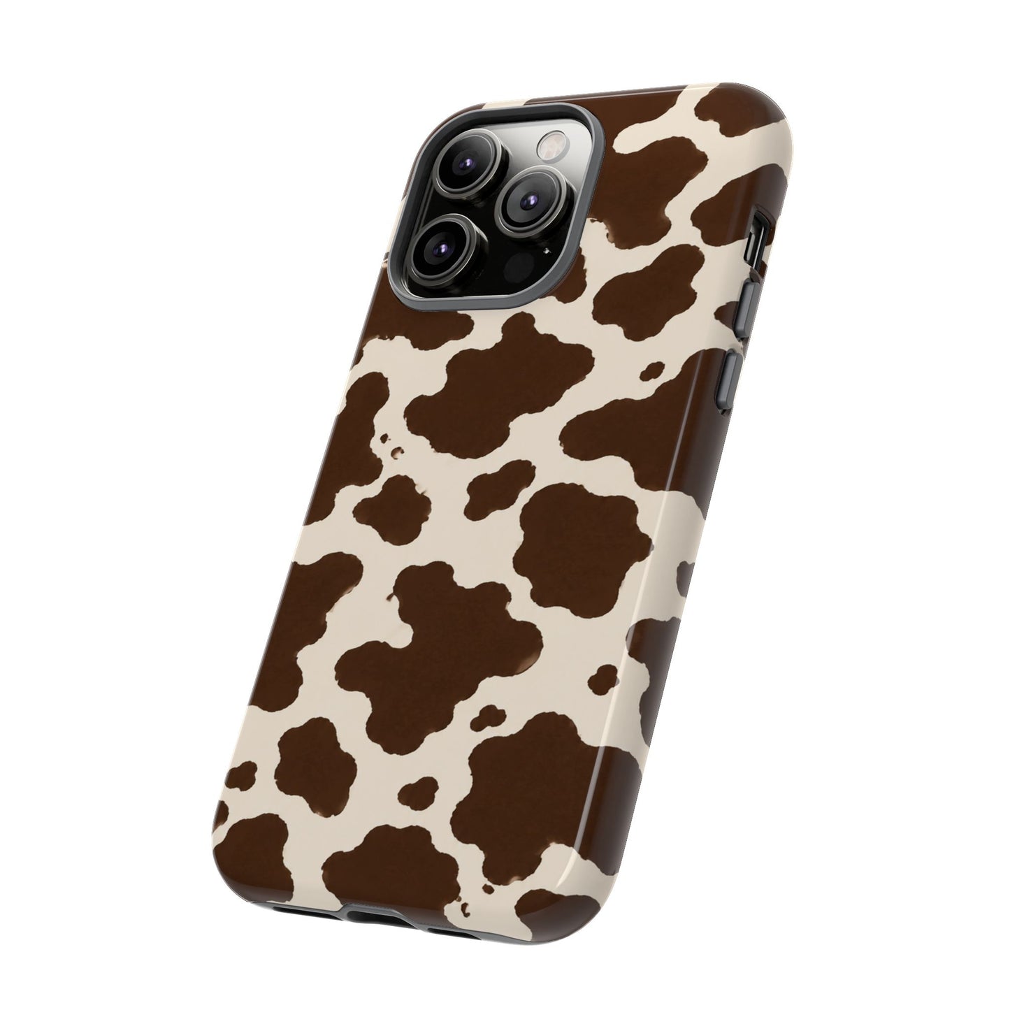 Western Cow Print Tough Phone Case for iPhone Samsung Galaxy Pixel