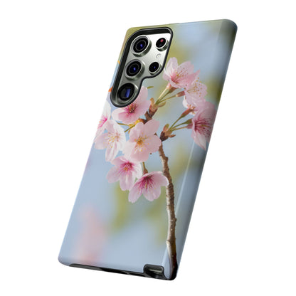 Cherry Blossom Phone Case – Pink Floral Tough Case (iPhone, Samsung Galaxy, Pixel)