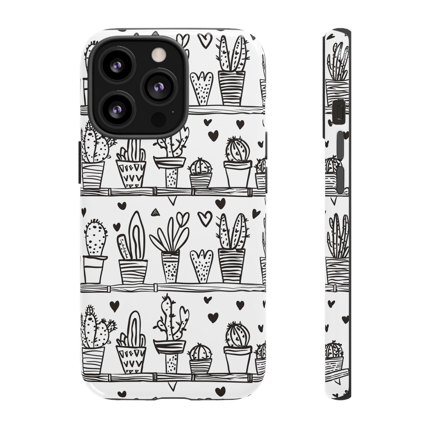 Cactus Succulent Phone Case Cute Plant Aesthetic iPhone Samsung Cover