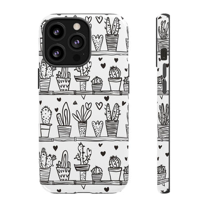 Cactus Succulent Phone Case Cute Plant Aesthetic iPhone Samsung Cover
