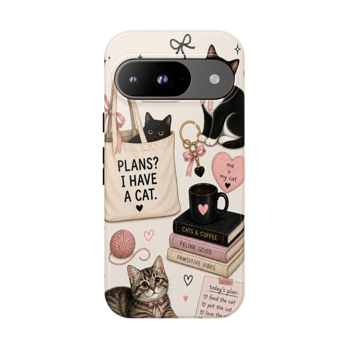 Cat Lover Phone Case | Plans? I Have A Cat Cute Aesthetic Cover