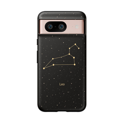 Leo Zodiac Constellation Phone Case – Luxe Gold Celestial Cover