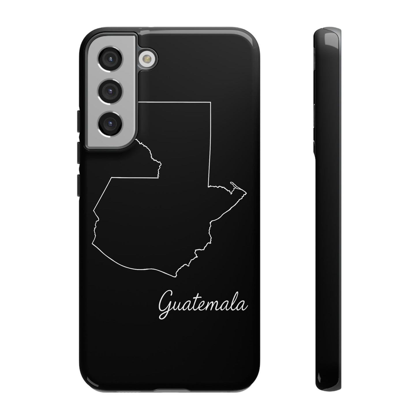 Guatemala Outline Phone Case – Minimal Country Map Tough Case (iPhone, Samsung, Pixel)