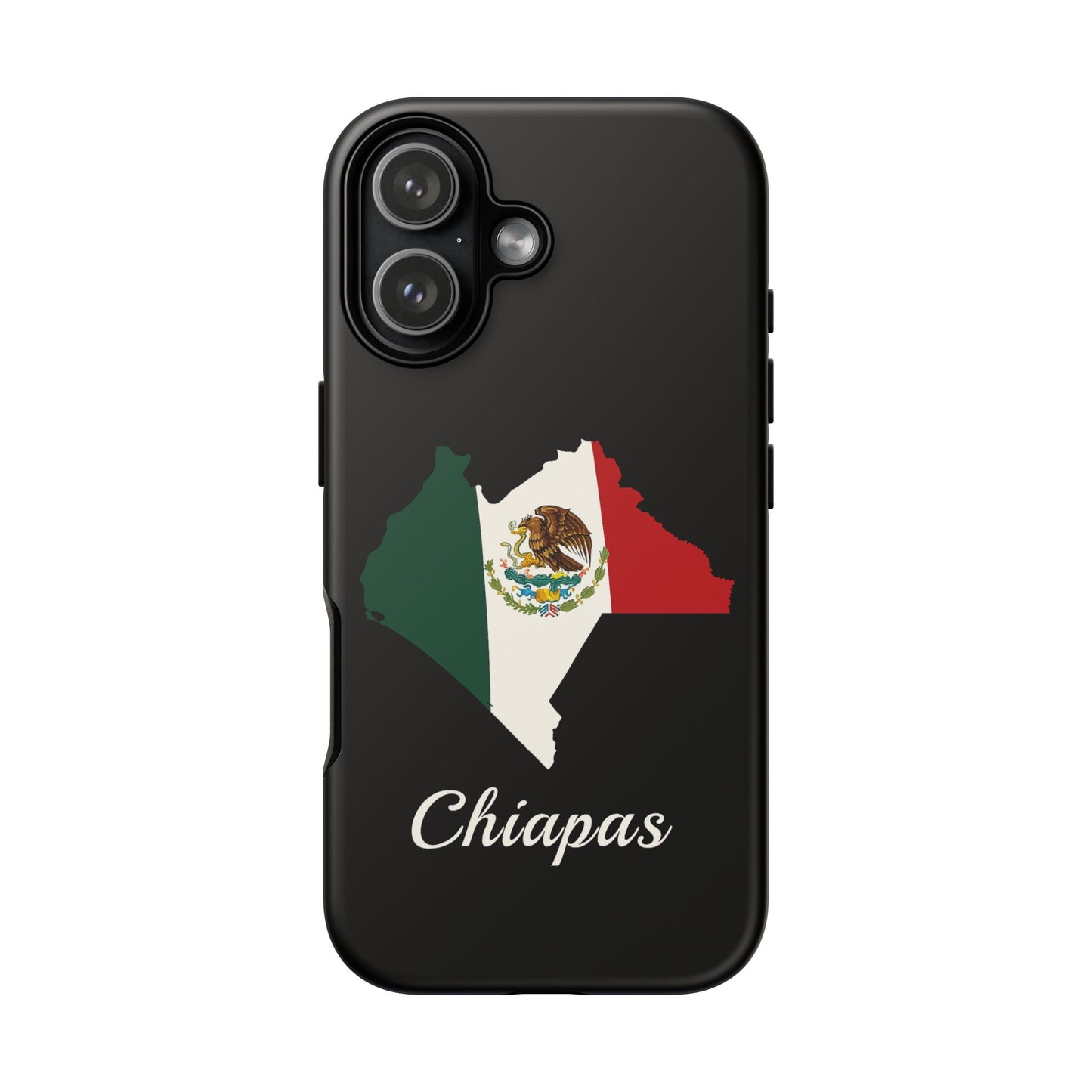 Chiapas Mexico Flag Map Phone Case | Mexican American Pride Tough Case for iPhone & Samsung