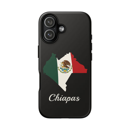 Chiapas Mexico Flag Map Phone Case | Mexican American Pride Tough Case for iPhone & Samsung