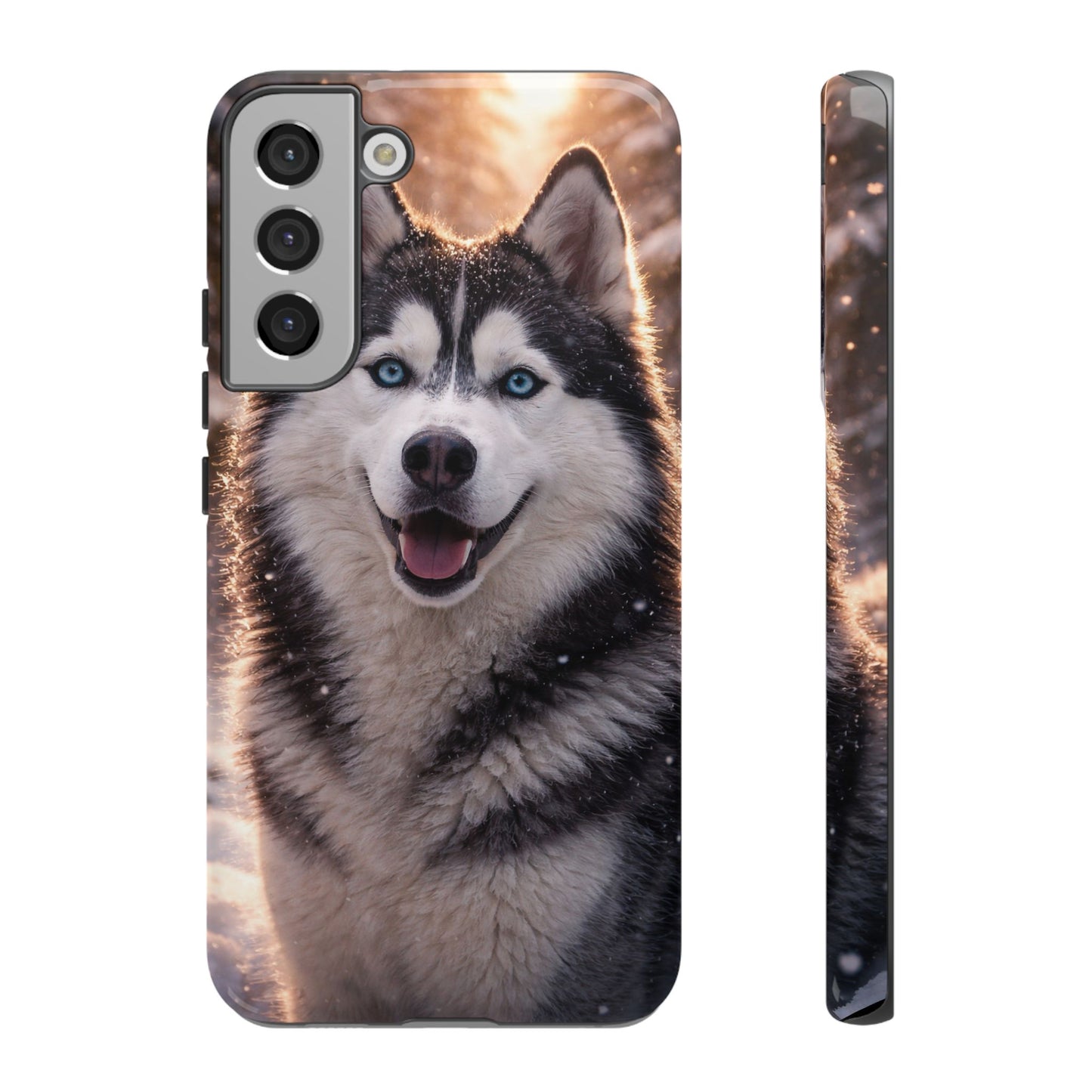 Siberian Husky Tough Phone Case | Blue Eyes Dog Cover Protective iPhone Case