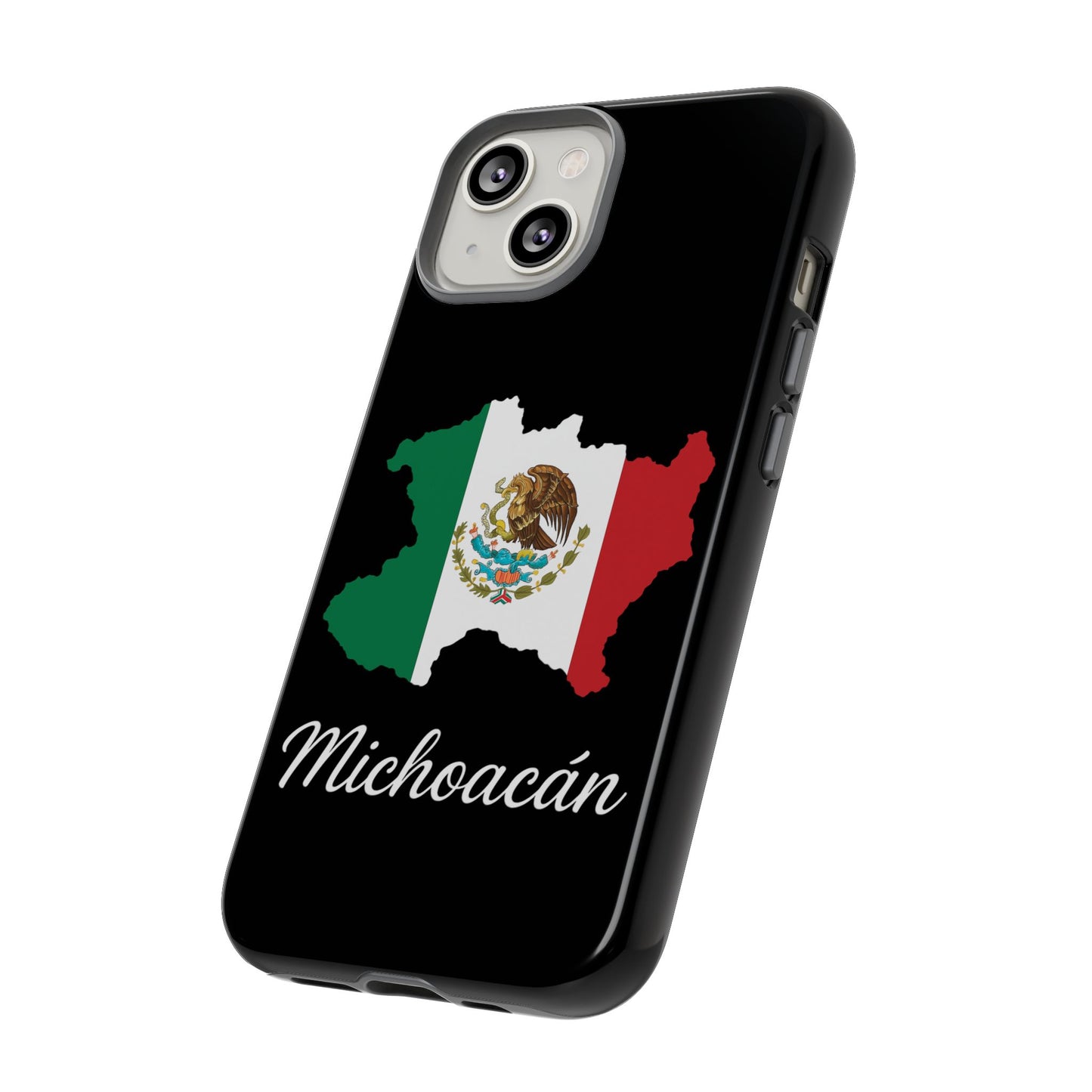Michoacán Mexico Flag Map Phone Case | Mexican American Pride Tough Case for iPhone & Samsung