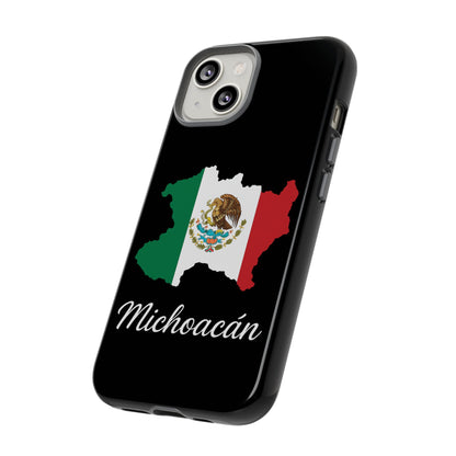 Michoacán Mexico Flag Map Phone Case | Mexican American Pride Tough Case for iPhone & Samsung