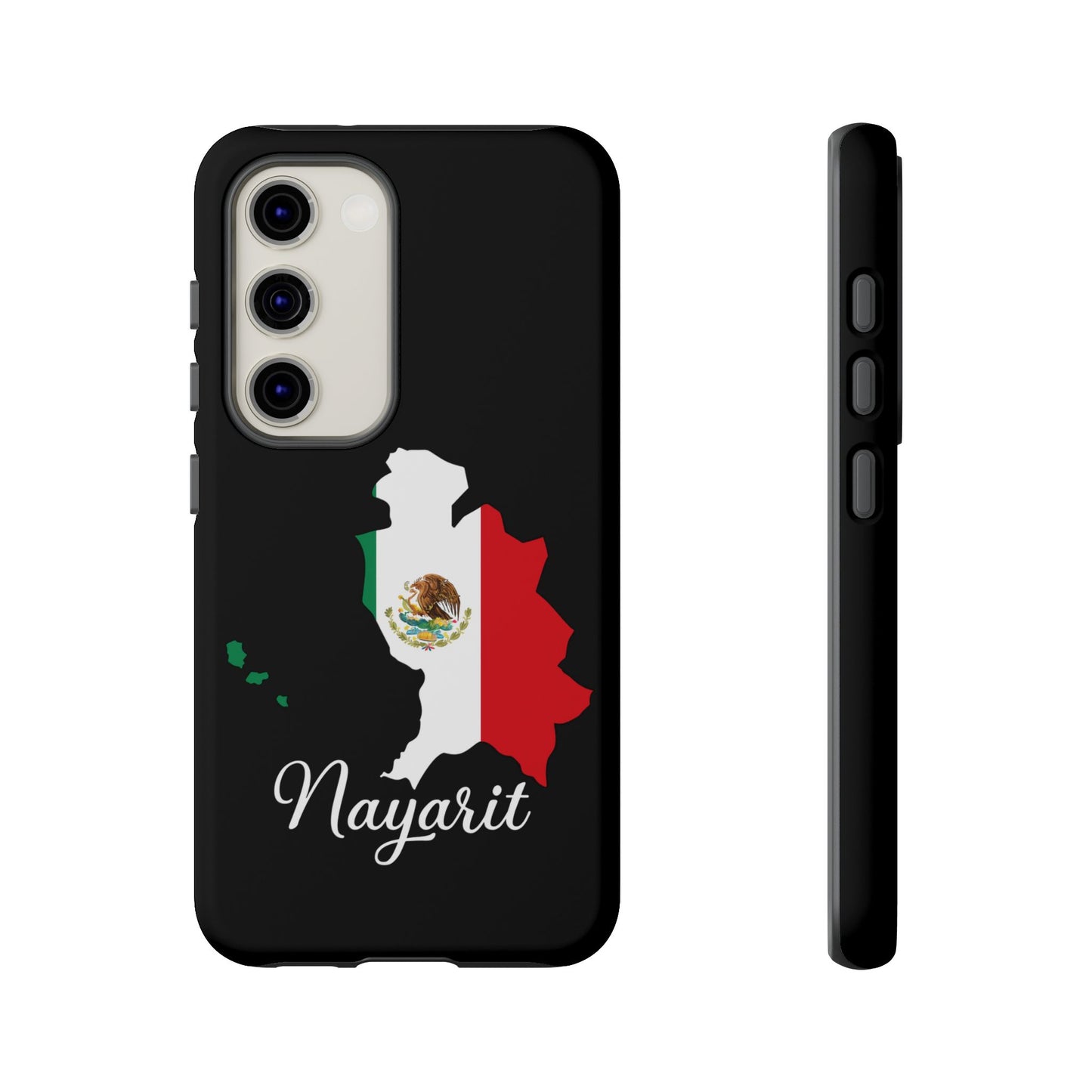 Nayarit Mexico Flag Map Phone Case | Mexican American Pride Tough Case for iPhone & Samsung