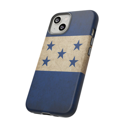 Honduras Flag Phone Case | Vintage Honduran Flag iPhone & Samsung Tough Protective Case