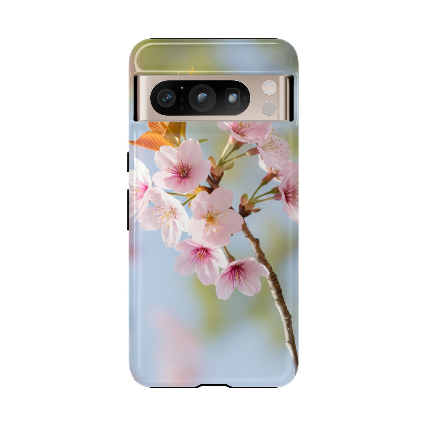 Cherry Blossom Phone Case – Pink Floral Tough Case (iPhone, Samsung Galaxy, Pixel)